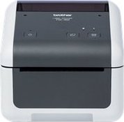 Printer etiketash Brother TD-4210D, direct thermal, 4", gri e bardhë