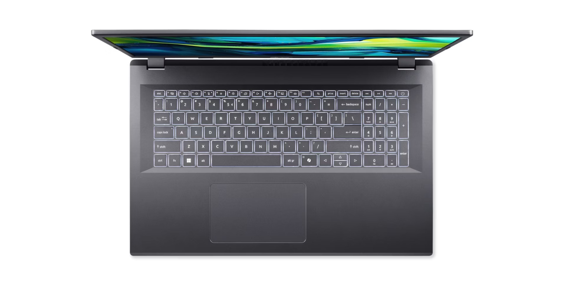 Laptop ACER Aspire 17 A17-51M, Core 5-120U, 17.3" FHD, 16GB, 1TB SSD, i hirtë