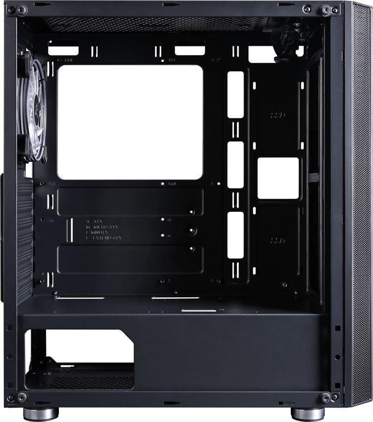 Kasë Zalman R2, e zezë, Midi Tower
