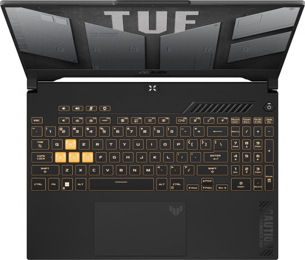 Laptop Asus TUF Gaming F15, 15.6", Intel i7-12700H, 32 GB RAM, 512 GB SSD, Nvidia RTX 4060, 144 Hz
