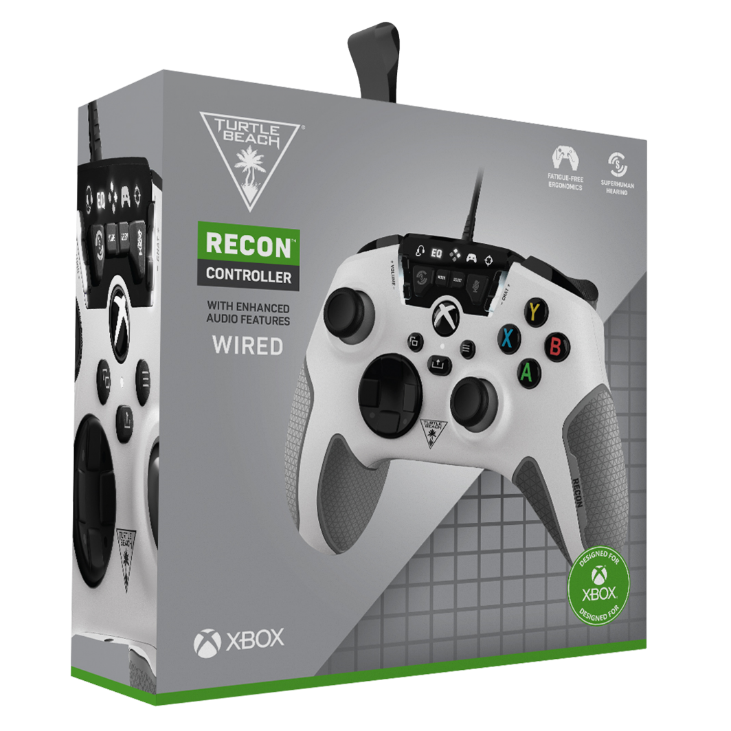 Kontroller Turtle Beach Recon Xbox, me kabllo, i bardhë