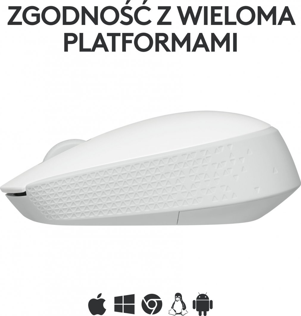 Maus Logitech M171, wireless, USB, i bardhë