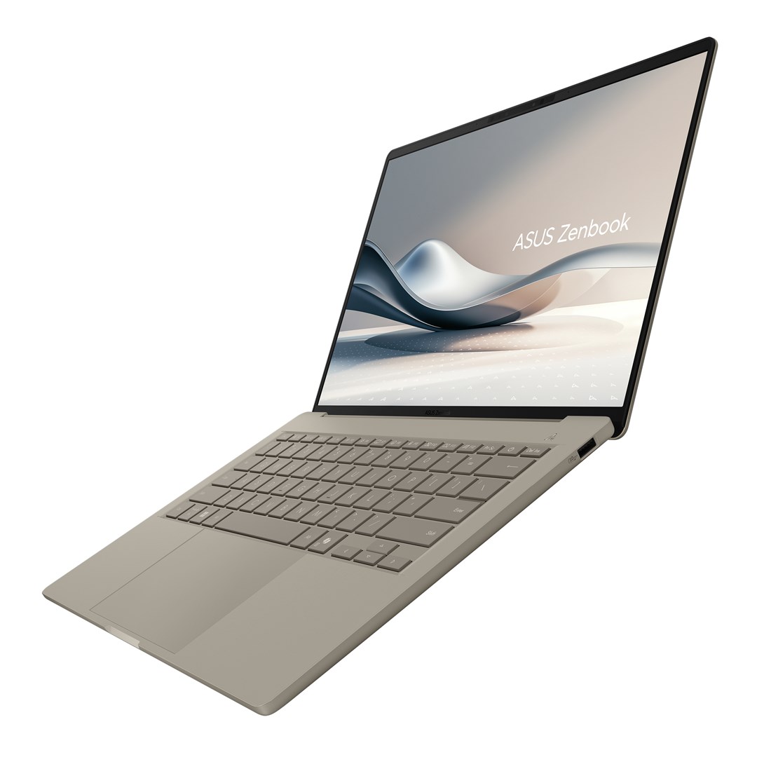 Laptop Asus Zenbook A14 OLED UX3407RA, 14", Snapdragon X Elite X1E-78-100, 32GB RAM, 1TB SSD, bezhë