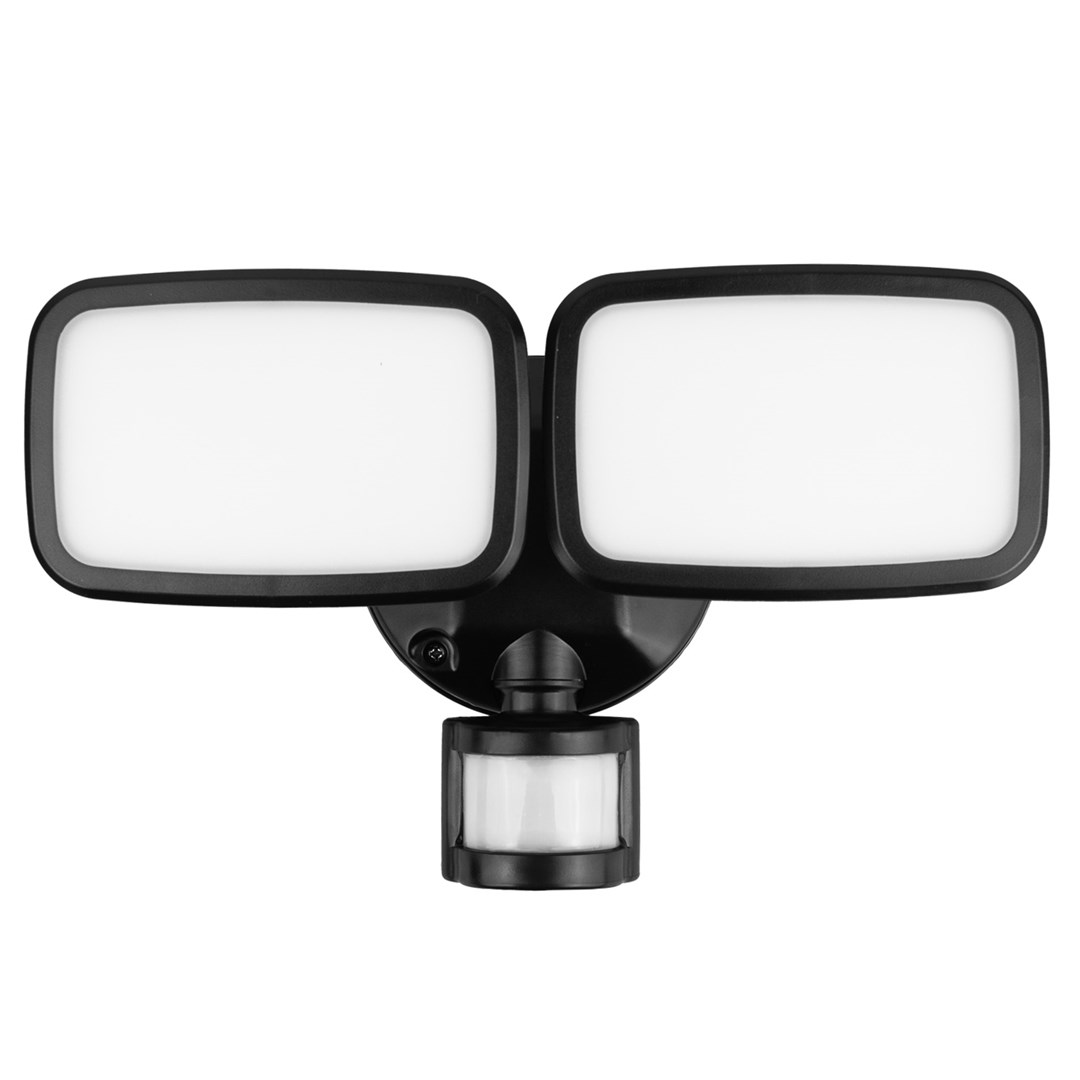 Llambë murale LED Maclean MCE524 B, 20W, 1500lm IP65 4000K, e zezë