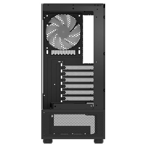 Kullë kompjuteri Invader X Mini Black, mid tower gaming, mbështet GPU 330mm, e zezë