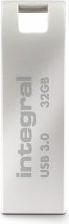 USB flash Integral Metal ARC, 32GB, USB 3.0, metalik