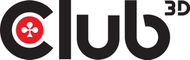 Kabllo DisplayPort Club 3D DP 2.1, 3m, 8K 120Hz, e zezë