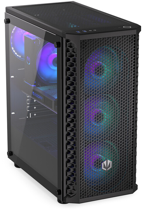 Kasë kompjuteri Endorfy Signum 300 ARGB, TG, e zezë