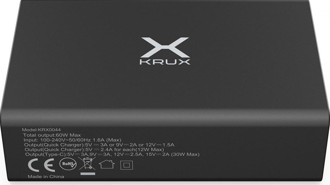 Karikues Krux KRX0044(KRX0044), 4x USB-A, 1x USB-C, 11 A, i zi