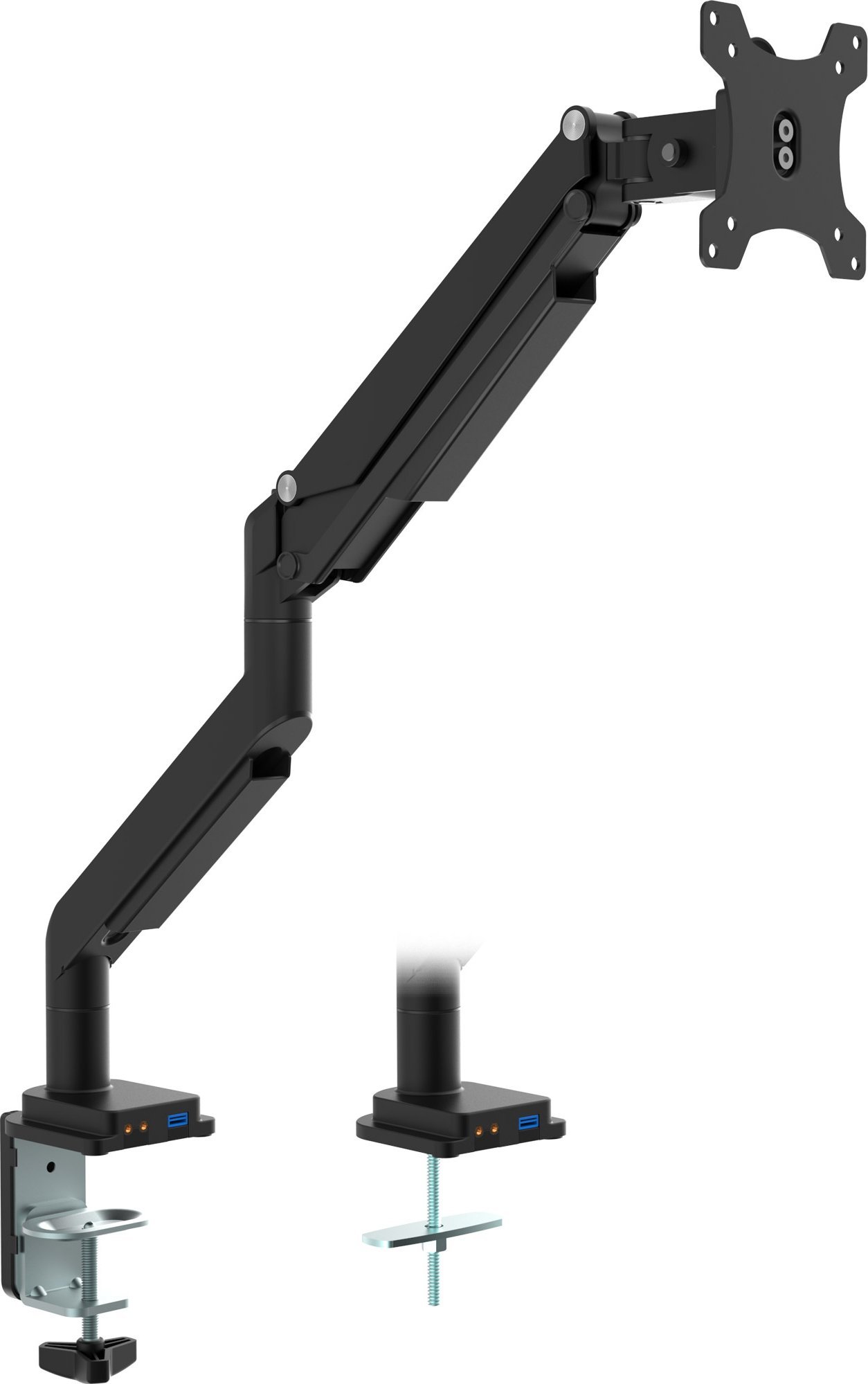 Mbajtës tavoline për monitor InLine 23158B, 17-32", alumin, i zi