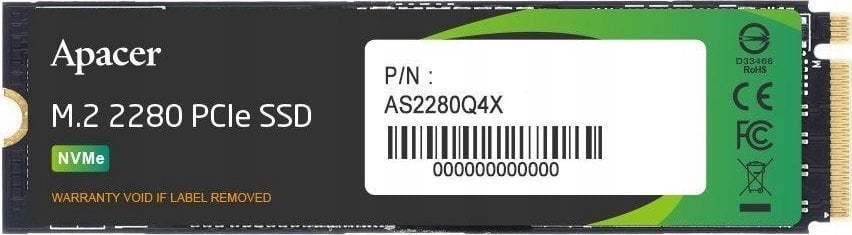 Disk SSD Apacer AS2280Q4X, 512GB, M.2 2280 PCI-E x4
