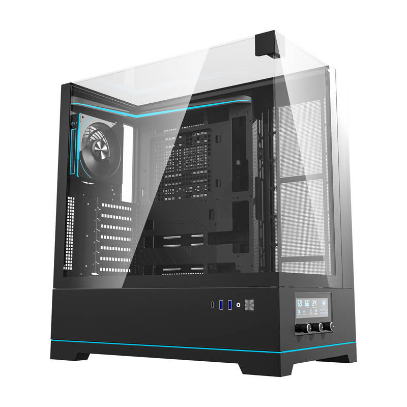 Kuti kompjuteri DarkFlash DY450, ATX, xham i temperuar, e zezë