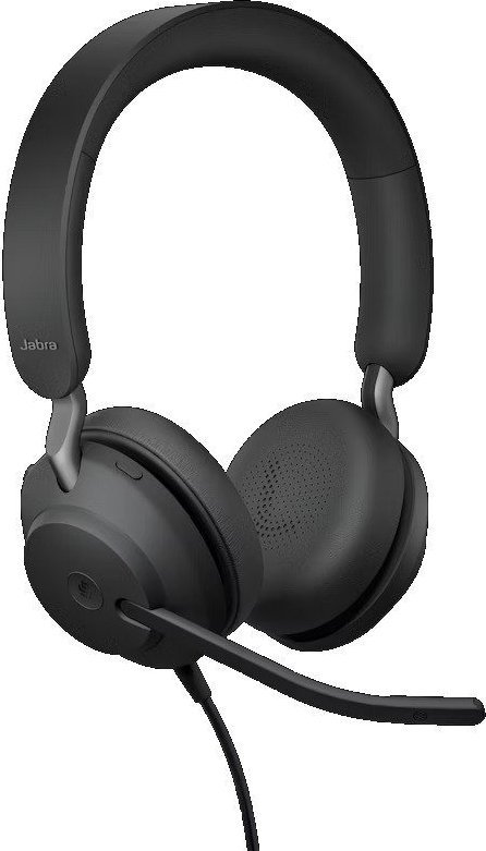 Kufje me mikrofon Jabra Evolve2 40MS, të zeza