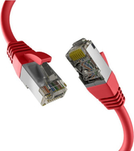 Kabllo rrjeti M-Cab EC020200290, Cat8.1, 1 m, e kuqe