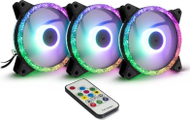 Set flladash Argus RS-07, 3x 120mm RGB, me hub, i zi