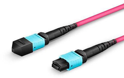 Kabllo fibër optik Lanview LVO230403-MTP, 3 m, OM4, vjollcë