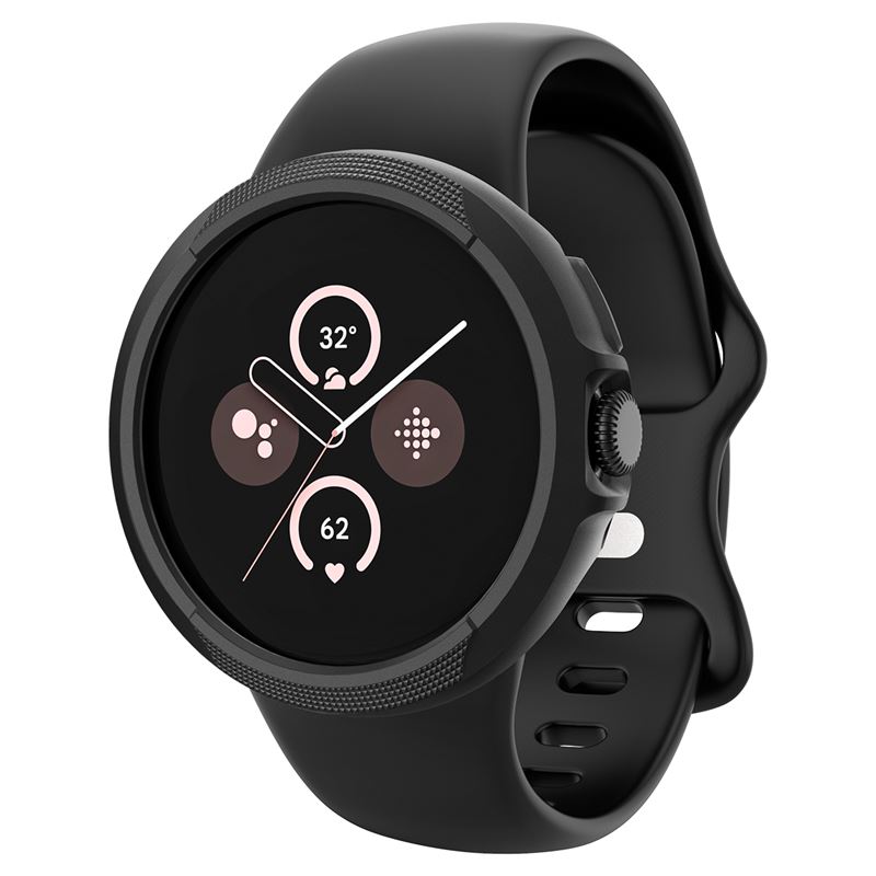 Mbrojtëse Spigen Liquid Air për Pixel Watch 3 (45mm), e zezë