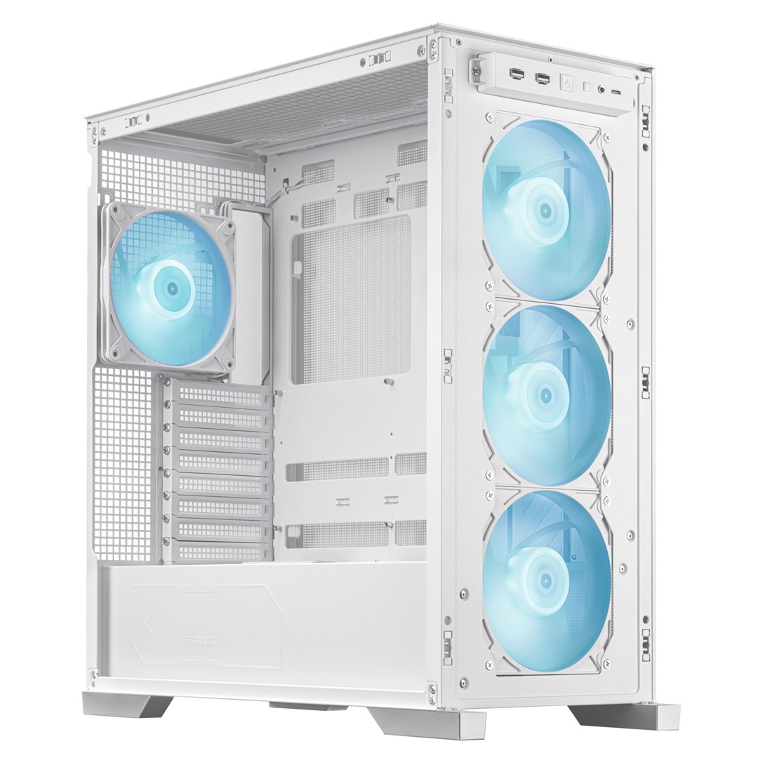 Kuti kompjuteri Asus TUF Gaming GT302 TG ARGB, ATX, xham i temperuar, e bardhë