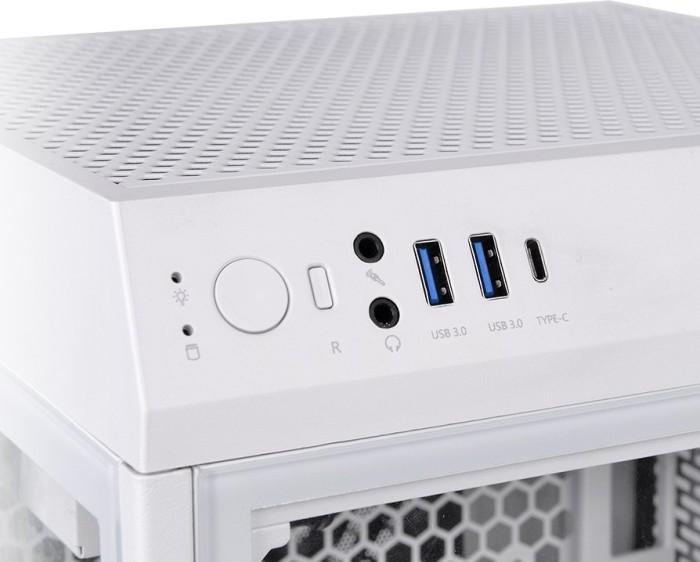Куќиште за компјутер Thermaltake The Tower 100 Mini Snow, Mini Tower