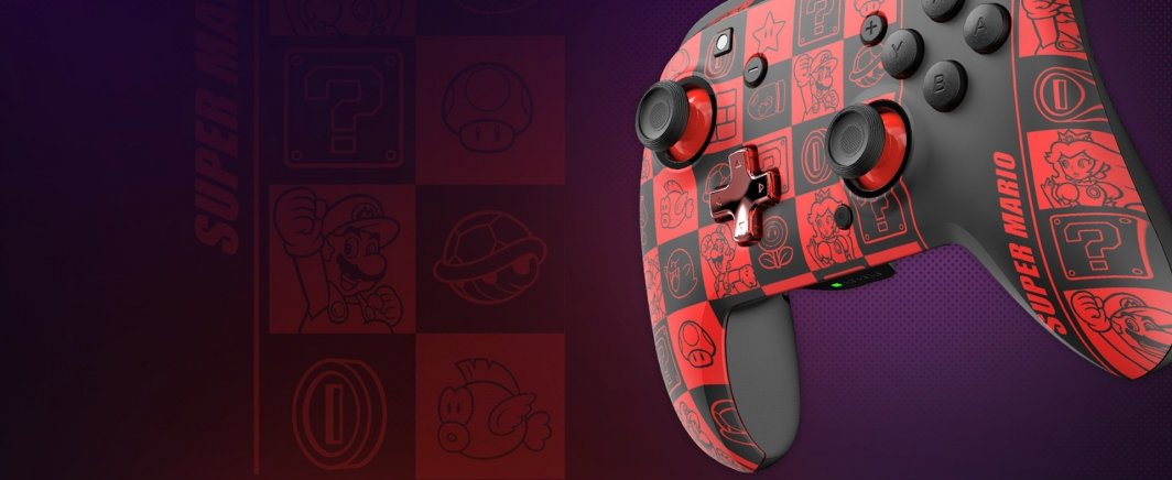 Kontroller PDP Rematch Glow in the Dark, wireless, shumëngjyrësh