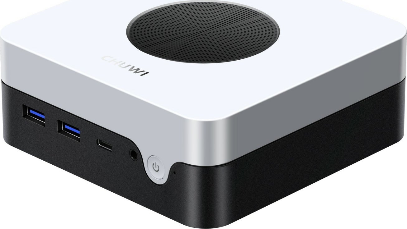 Kompjuter mini CHUWI LarkBox X, Intel N150, 16GB RAM, 512GB SSD, bardhë e zezë