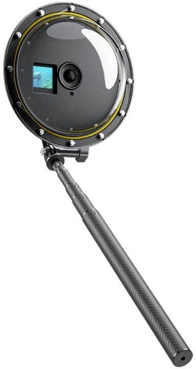 Дом порта за вода TELESIN за DJI Osmo Action 4 3, водоотпорна, проѕирна