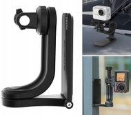 Mbajtëse magnetike për kamera sportive SUNNYLIFE MJ996, metalike, rrotullim 360°, e zezë