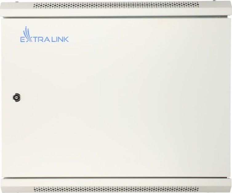 Kabinet muri ExtraLink 19" 12U, derë çeliku, gri