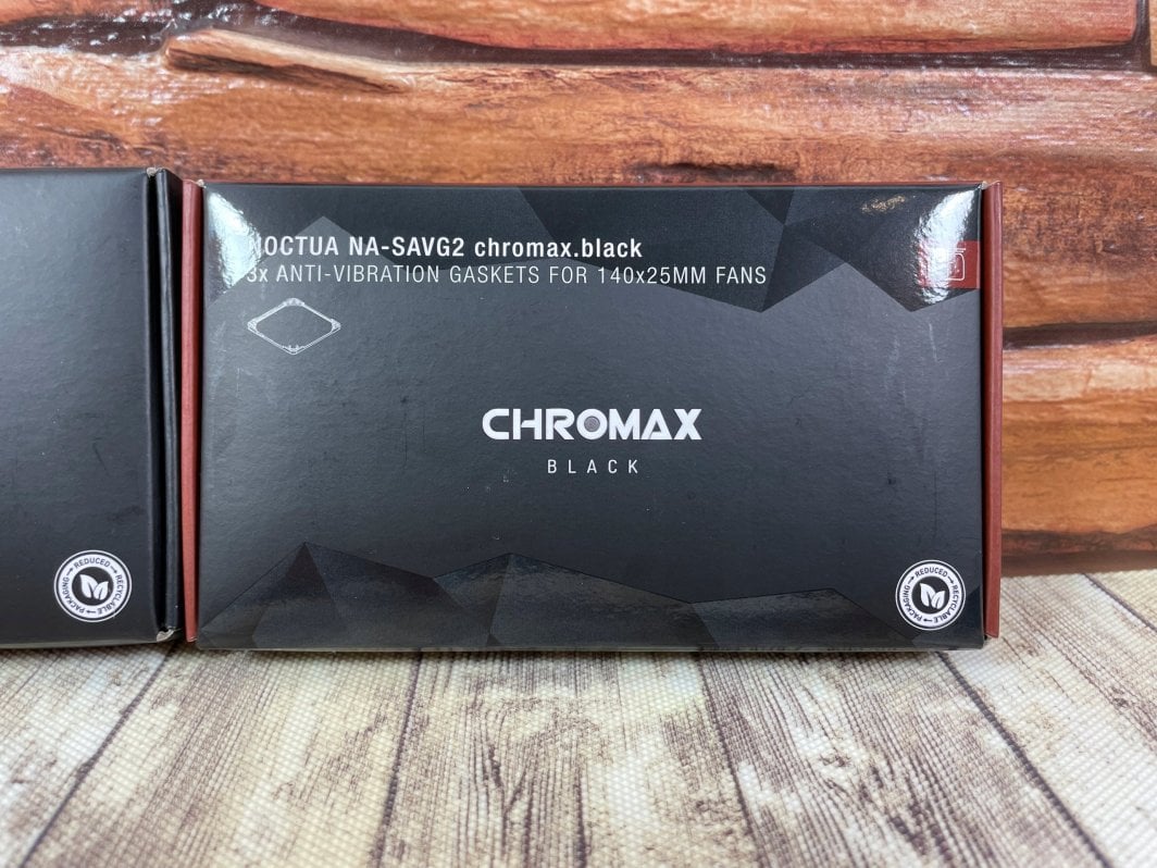 Set gasketash anti vibrim Noctua NA-SAVG2 chromax.black, për ventilator 140mm, 3 copë, të zezë