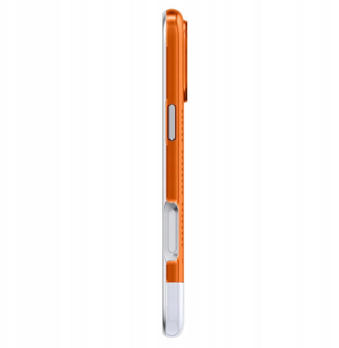 Маска за телефон Spigen Classic C1 MagSafe за iPhone 17 Pro, двослојна структура, Tangerine