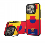 Mbulesë telefoni OCPC FC Barcelona, lëkurë PU, kundër rrëshqitjes, me mbajtës, shumëngjyrëshe