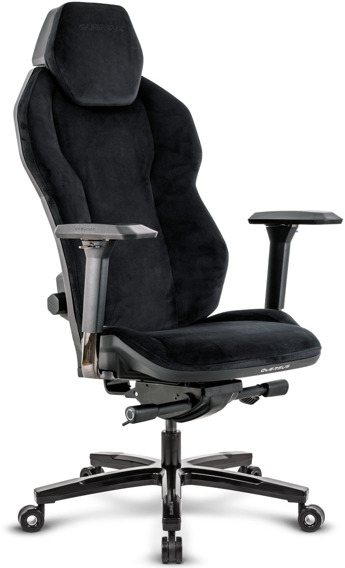 Karrige gaming QUERSUS ICOS.2.2, ergonomike, e zezë Black Panther