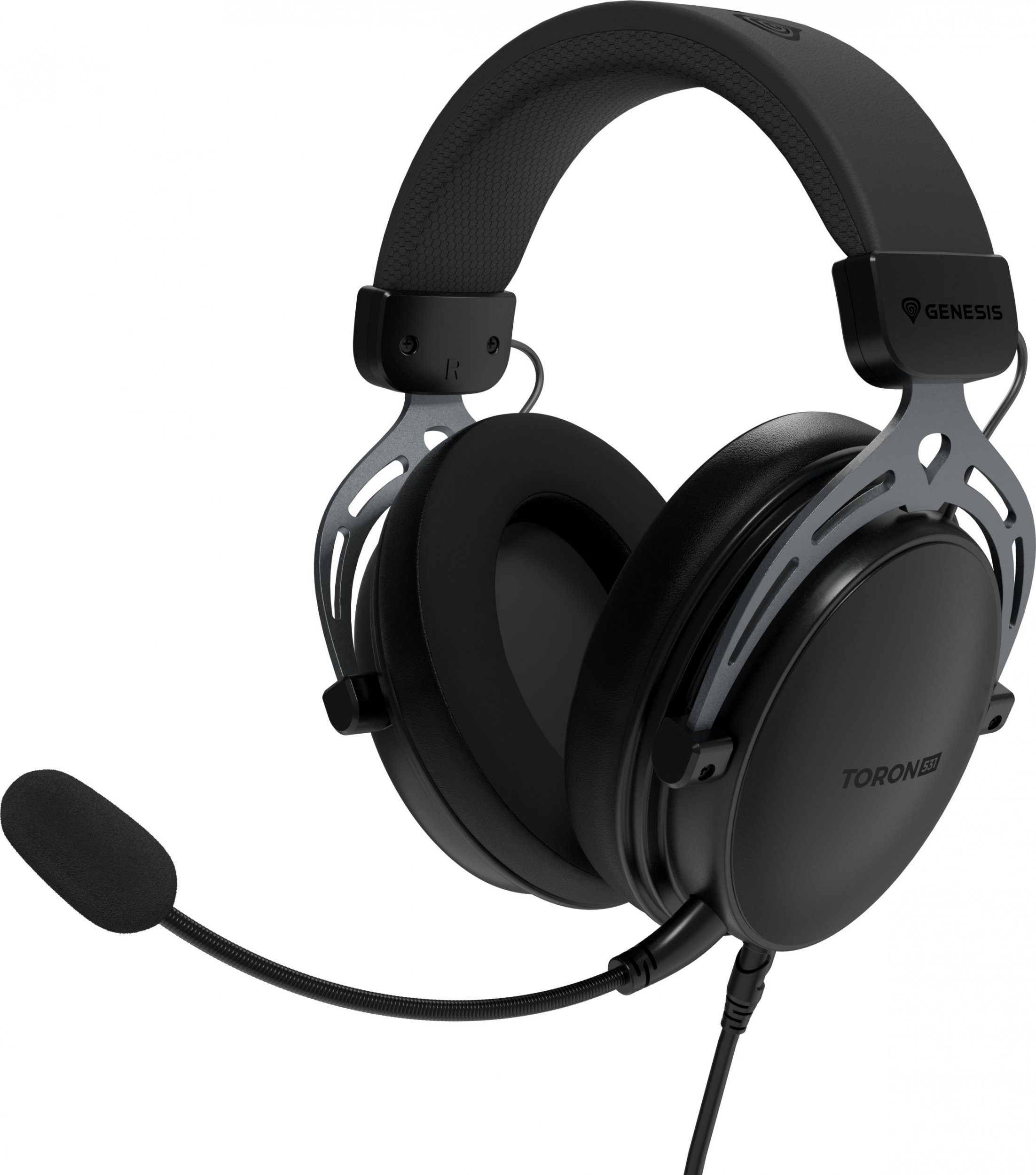 Kufje gaming Genesis Toron 531, over ear, 50mm, të zeza