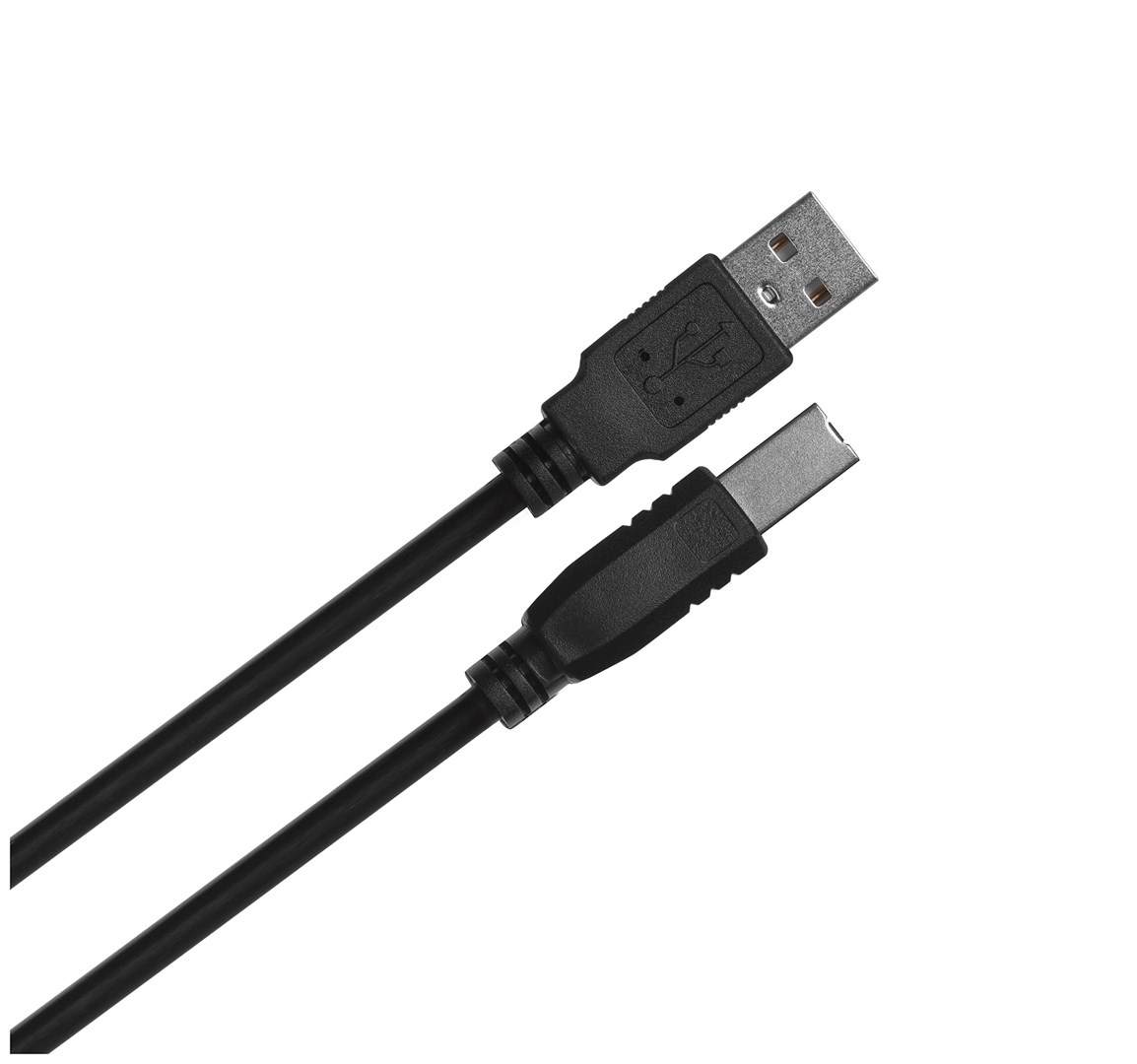 Kabllo Lanberg, USB-A në USB-B, 1m, USB 2.0, 480Mbps, e zezë