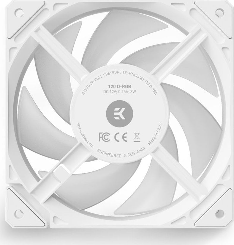 Ftohës EKWB EK-Loop FPT 120 D-RGB, 120 mm, i bardhë