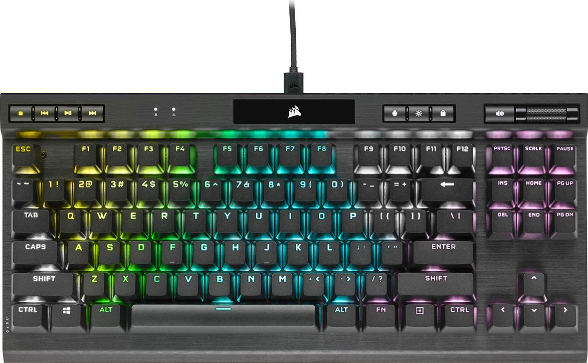 Corsair K70 RGB TKL Механичка Гејминг Тастатура, Црна