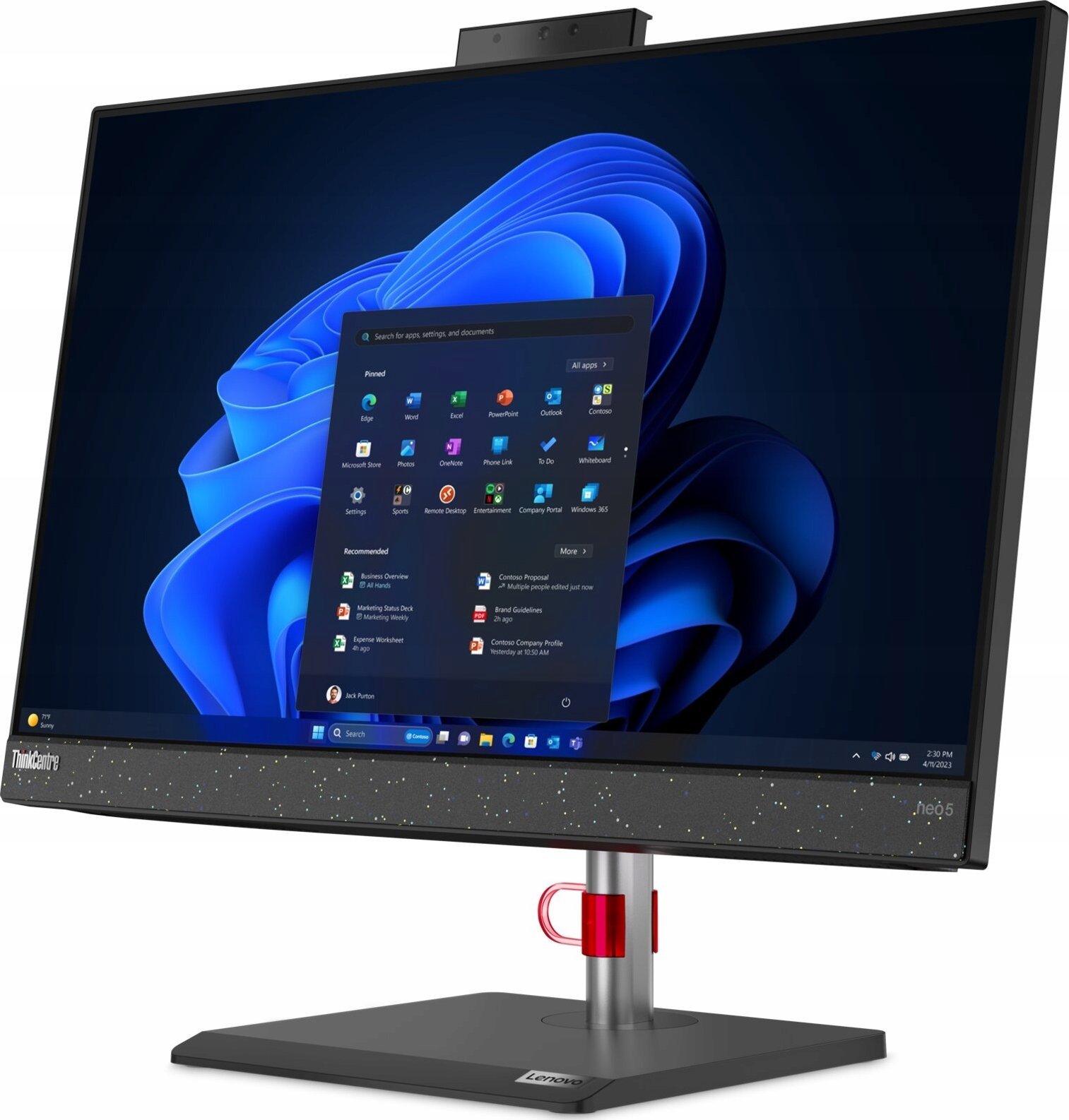 Kompjuter All in One Lenovo ThinkCentre neo 50a 24 Gen 4, 23.8", i7-13700H, 16GB RAM, 512GB SSD, i zi