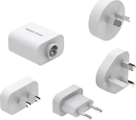 Karikues udhëtimi Mobile Origin MO14, GaN 30W, presa EU USA UK AUS, i bardhë