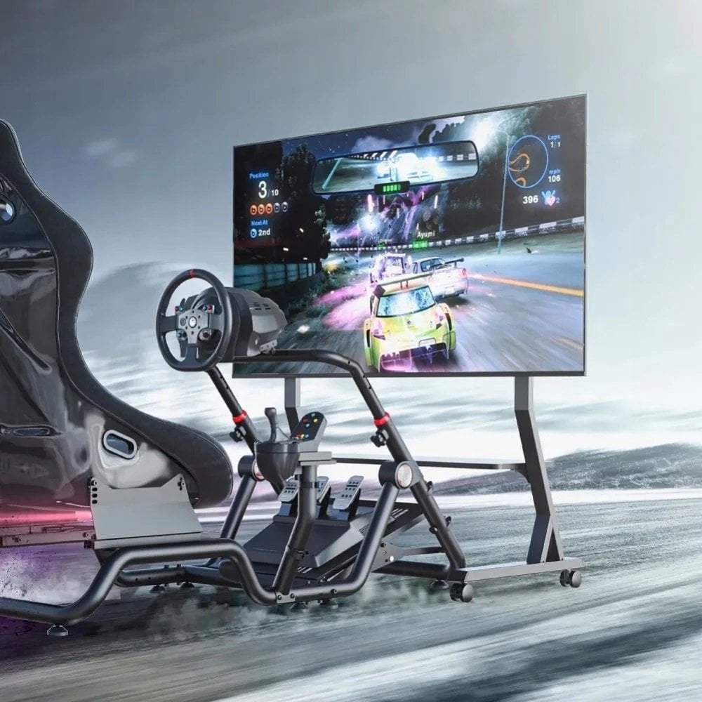 Stendë TV mobile Techly, 45"-90", 60kg, me raft AV