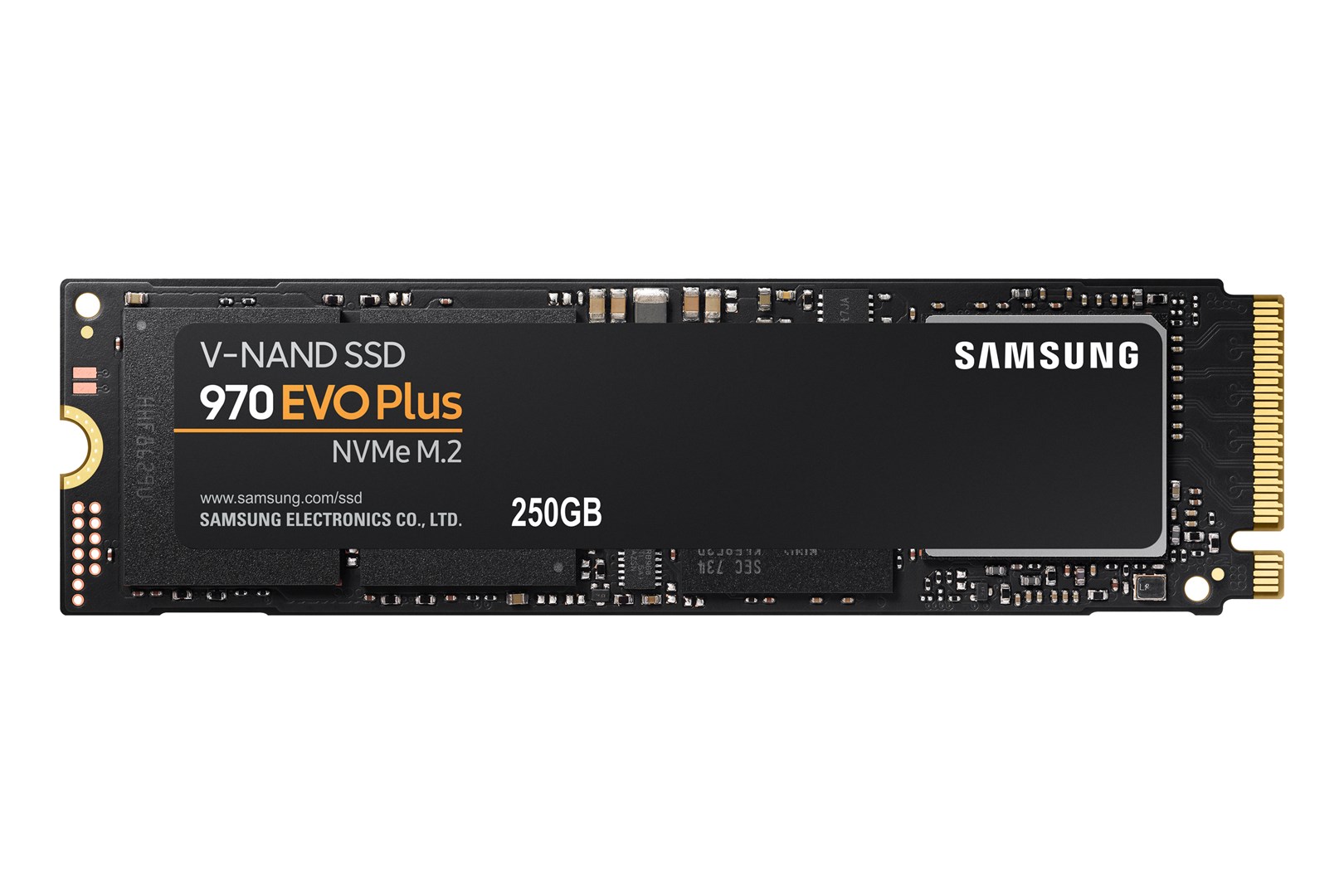 Disk SSD Samsung 970 EVO Plus, 250GB, M.2 PCIe 3.0, 3500MB/s, e zezë
