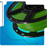 Filament 3D Flashforge PLA, 1.75mm, 0.5kg, i gjelbër