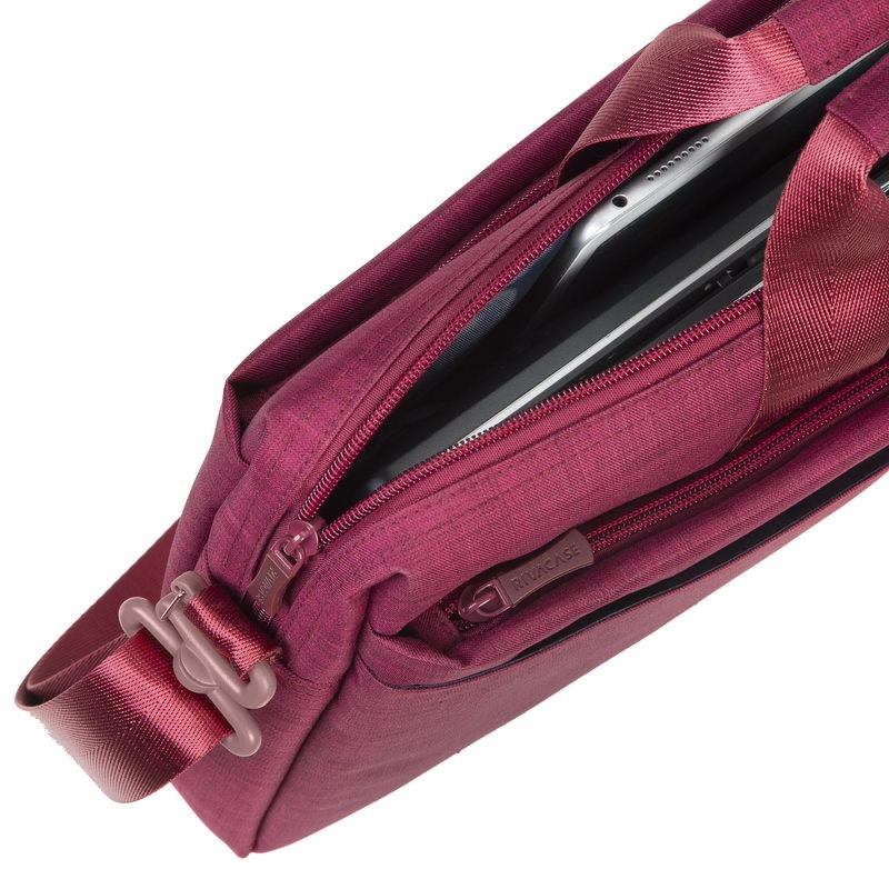 Çantë dore për laptop RivaCase 8335, 15.6", e kuqe