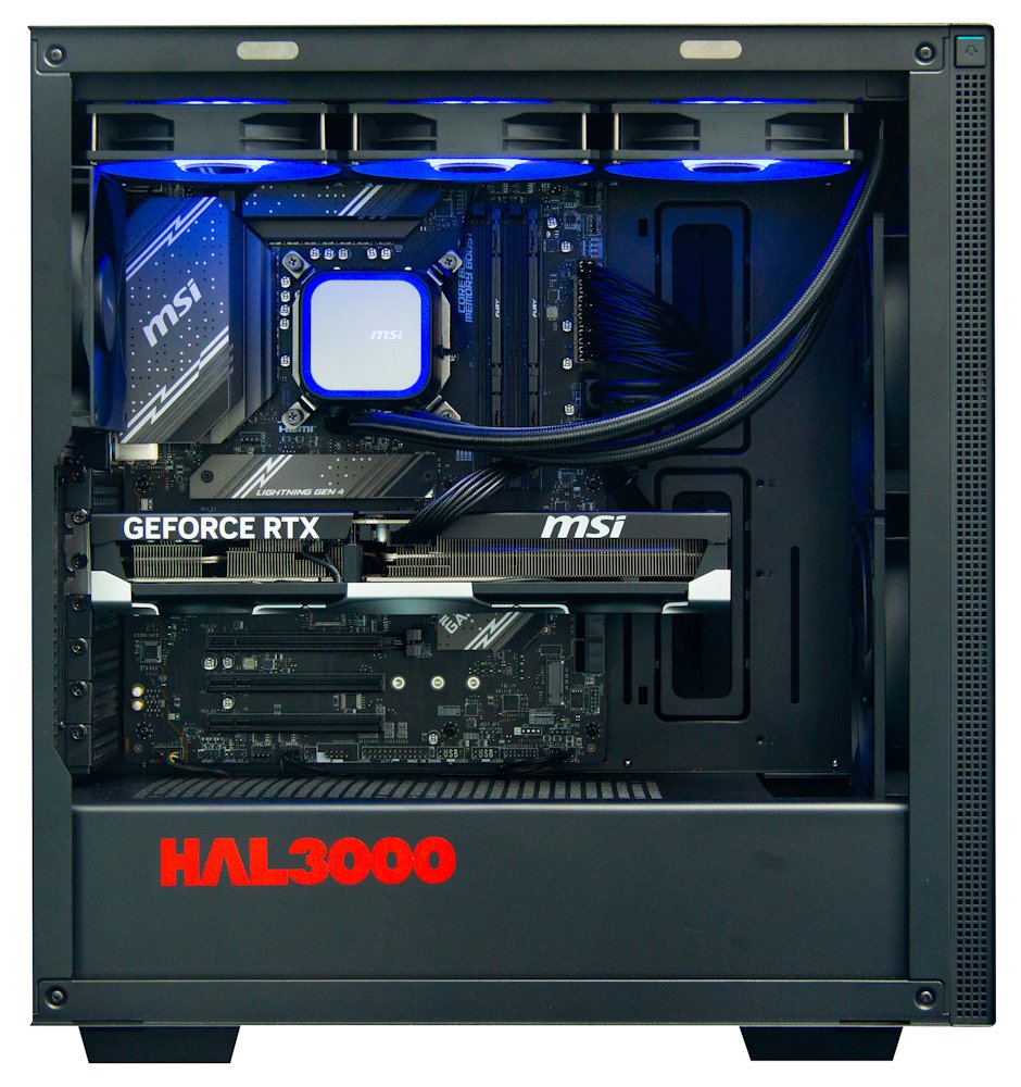Kompjuter HAL3000 Master Gamer Elite Ti, i7-14700F, 32GB, 2TB SSD, RTX 5070 Ti, e zezë