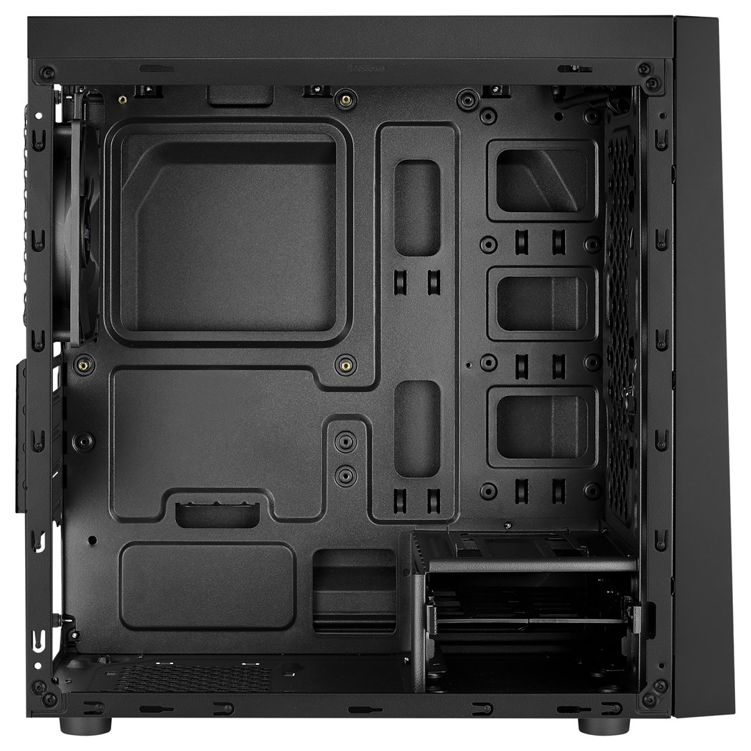Kase kompjuteri Aerocool Mini Bolt, mini tower, RGB, e zezë