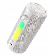 Портабилен звучник Hoco HC50, безжичен, 8W, RGB, бел