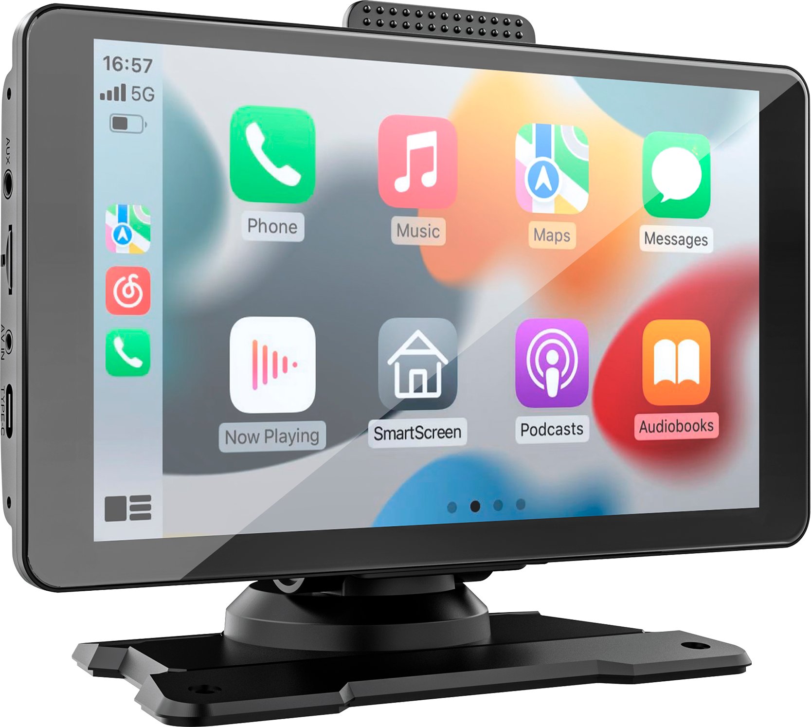 Stacion multimedia për makinë Kruger&amp;Matz KM 2020, ekran 7", Android Auto Apple CarPlay, i zi