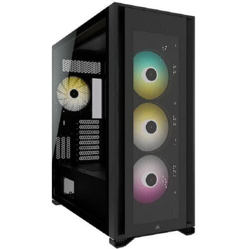 Kuti kompjuteri Corsair iCUE 7000X RGB, Full Tower ATX, xham i temperuar, e zezë