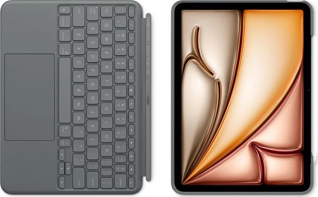 Tastierë për tablet Logitech Combo Touch, 10.9", e hirtë