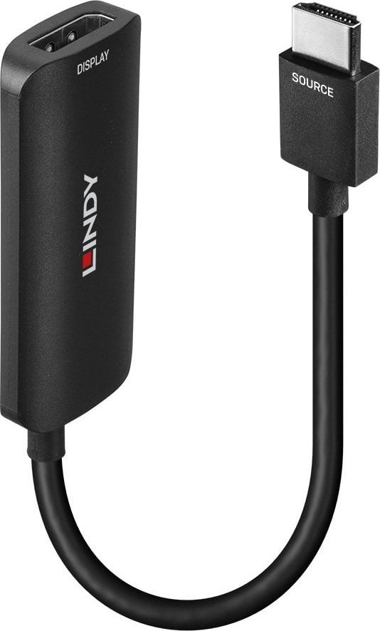Konvertues HDMI në DisplayPort 1.4 8K60, 48Gbps, 8K, i zi