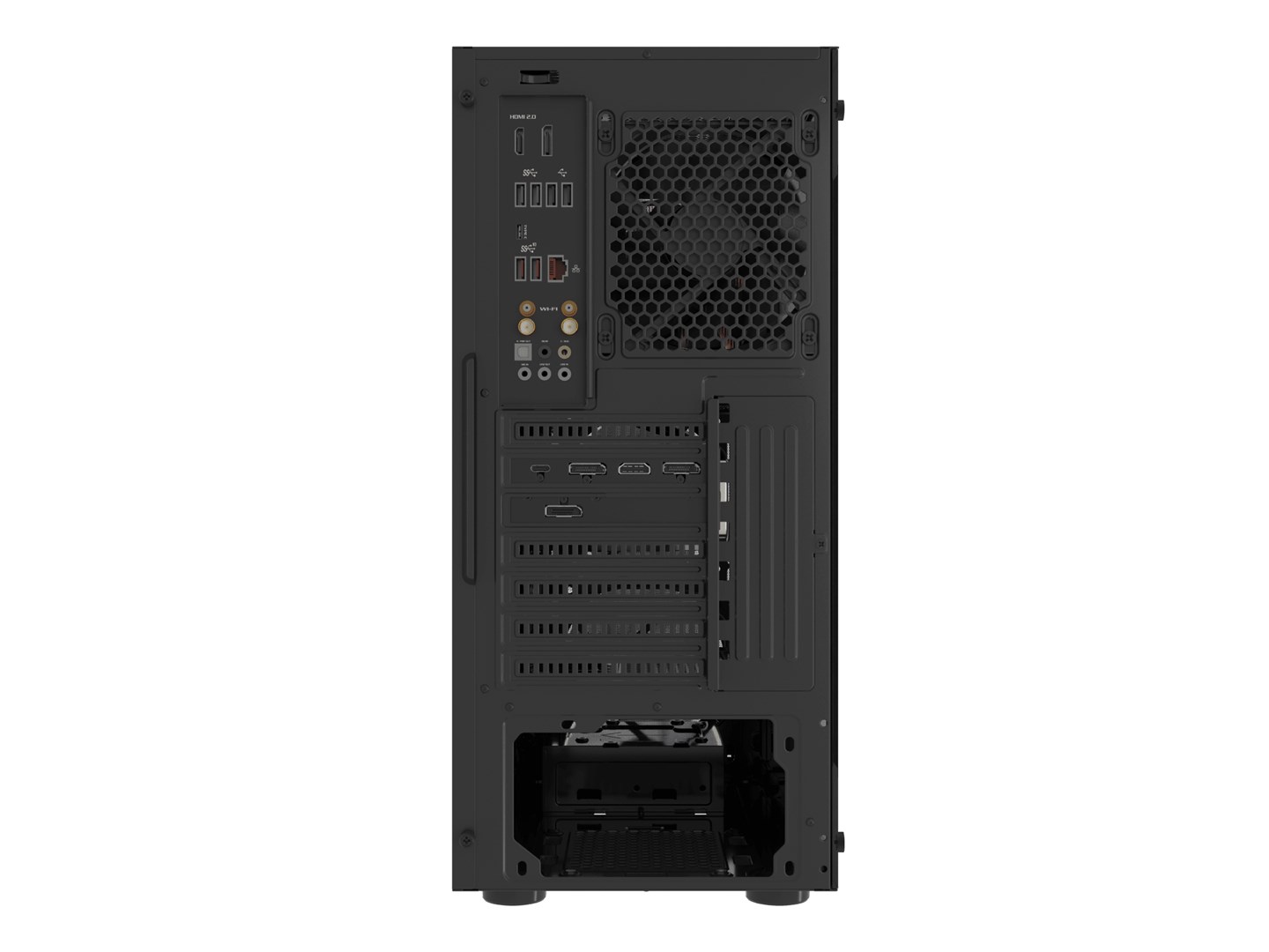 Kuti kompjuterike Fury Shobo SH4F, ATX, 4x120mm PWM, xham i temperuar